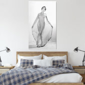 Francesca a Bella Ragazza, Schöne Italienische Gir Leinwanddruck (Insitu (Schlafzimmer))