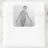 Francesca a Bella Ragazza, Schöne Italienische Gir Quadratischer Aufkleber (Tasche)