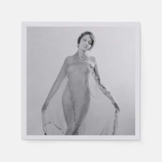 Francesca a Bella Ragazza, Schöne Italienische Gir Serviette (Vorderseite)