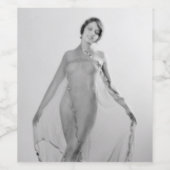 Francesca a Bella Ragazza, Schöne Italienische Gir Weinetikett (Einzelnes Label)