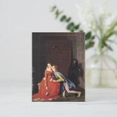 Francesca da Rimini und Paolo Malatesta, 1819 Postkarte (Stehend Vorderseite)