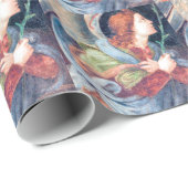 Francesco Botticini-Engel Geschenkpapier (Rolleneckpunkt)