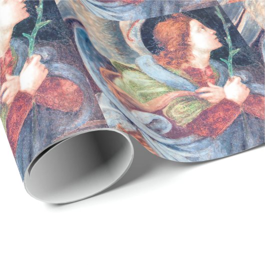 Francesco Botticini-Engel Geschenkpapier (Rolleneckpunkt)