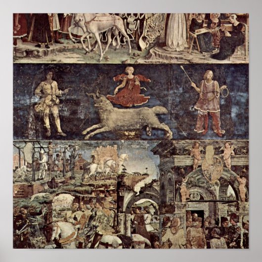 Francesco del Cossa - Triumph des Minerva Poster (Vorne)