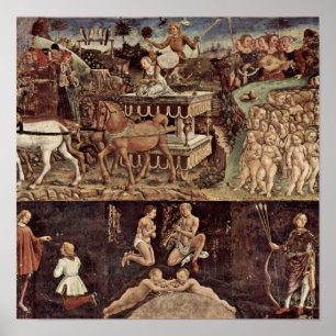 Francesco del Cossa - Triumph von Apollo-Details Poster