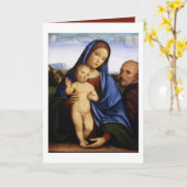 Francesco Francia Die heilige Familie Karte (Gelbe Blume)