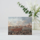 Francesco Guardi - Der Doge auf dem Bucintoro, Riv Postkarte (Stehend Vorderseite)