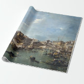 Francesco Guardi Grand Canal mit Rialto Geschenkpapier (Ungerollt)