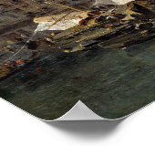 Francesco Guardi Grand Canal with the Rialto Poster (Ecke)