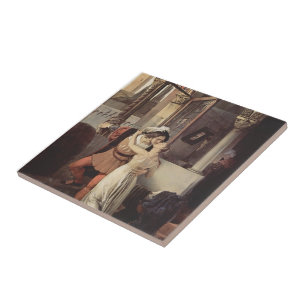 Francesco Hayez- der letzte Kuss von Romeo und von Fliese