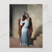 Francesco Hayez Kiss Il Bacio Kunstausstellung Postkarte (Vorderseite)