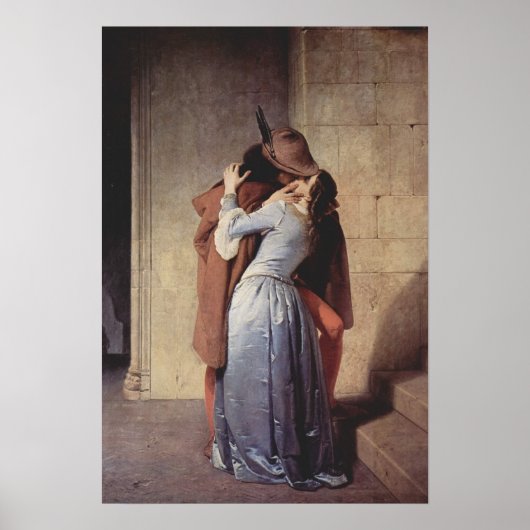 Francesco Hayez Kiss Poster (Vorne)