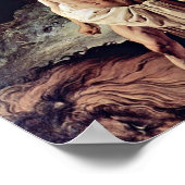 Francesco Hayez - Samson und der Löwe Poster (Ecke)