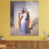 FRANCESCO HAYEZ - THE KISS (il Bacio) - 1859 - Leinwanddruck (Insitu (Wohnzimmer))