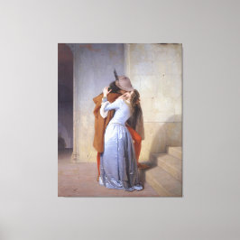 FRANCESCO HAYEZ - THE KISS (il Bacio) - 1859 - Leinwanddruck