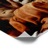 Francesco Primaticcio - Odysseus und Penelope Poster (Ecke)