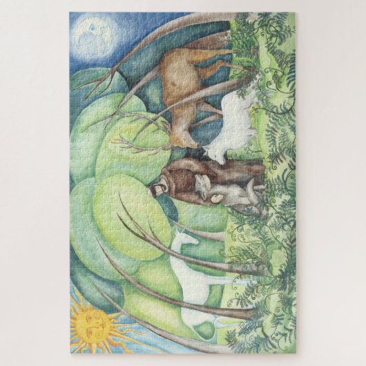 'Francesco' St. Francis von Assisi Puzzle (Vertikal)