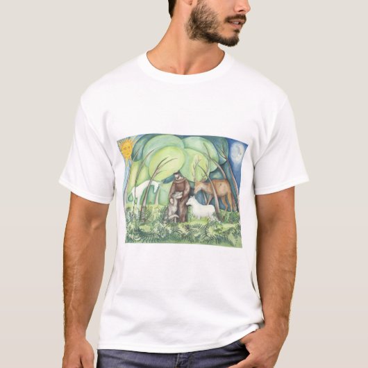'Francesco' St. Francis von Assisi T-Shirt (Vorderseite)