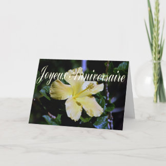 Franch Birthday Card Karte