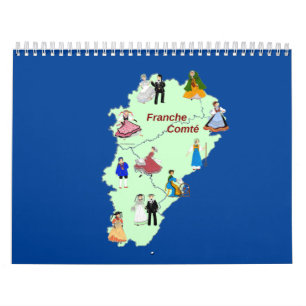 Franche-Comté-Anzug Kalender