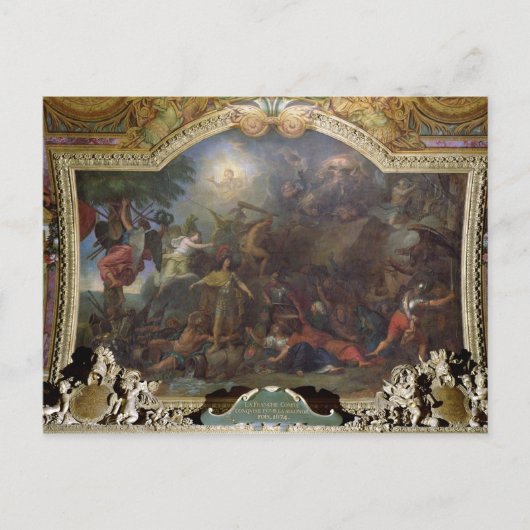 Franche-Comte erobert zum zweiten Mal Postkarte (Vorderseite)