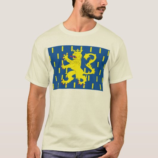 Franche Comte Flaggen-T - Shirt (Vorderseite)