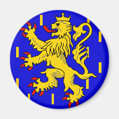 Franche-Comte, Frankreich Magnet (Vorne)