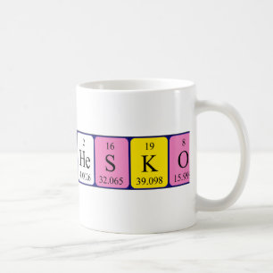 Franchesko Periodensystem-Tasse Kaffeetasse