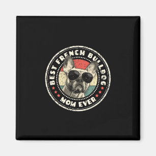 Franchie Mama Ever Retro Französischer Bulldog Lov Magnet