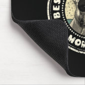 Franchie Mama Ever Retro Französischer Bulldog Lov Mousepad (Ecke)