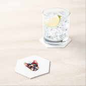 Franchie Wearing USA Colors (6) Untersetzer (Vor Ort)