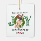 Franchies bringen Freude Keramikornament (Links)