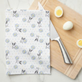 Franchies und Daisies Geschirrtuch (Viertel Falte)