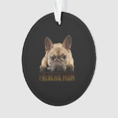 Franchisenmutter | Französische Bulldogmama-Gesche Ornament (Vorderseite)