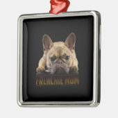 Franchisenmutter | Französische Bulldogmama-Gesche Ornament Aus Metall (Links)