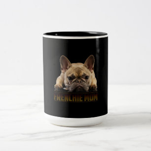 Franchisenmutter Französische Bulldogmama-Gesche Zweifarbige Tasse