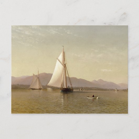 Francis Augustus Silva - Der Hudson im Tappan Postkarte (Vorderseite)