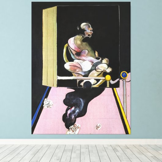 Francis Bacon art Leinwanddruck (Insitu (Holzboden))