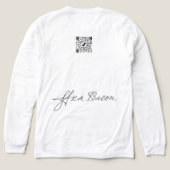 Francis Bacon englischer Philosoph Tri-Blend Shirt (Design Rückseite)