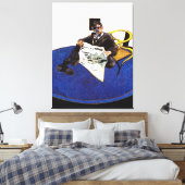 Francis-Bacon-Kunststil Leinwanddruck (Insitu (Schlafzimmer))