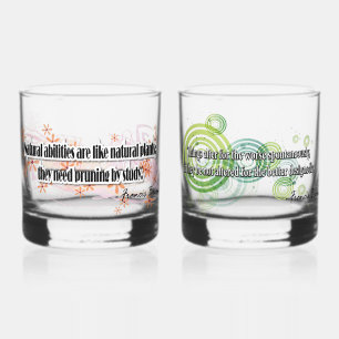 Francis-Bacon-Zitate Whiskyglas