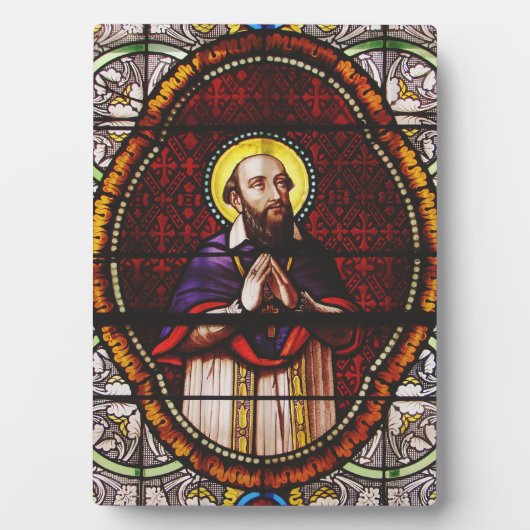 Francis de Sales Bishop von Genf Fotoplatte (Vorderseite)