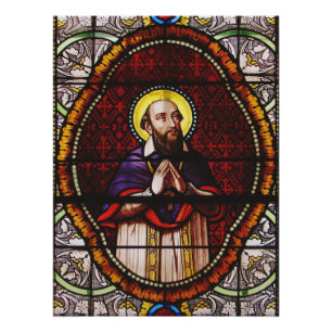Francis de Sales Bishop von Genf Poster