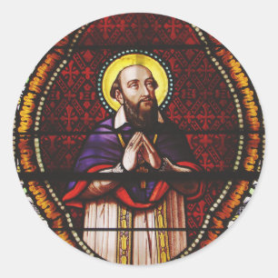 Francis de Sales Bishop von Genf Runder Aufkleber
