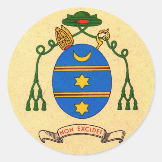 Francis de Sales Coat, Schutzpatron Saint Sticker (Vorderseite)