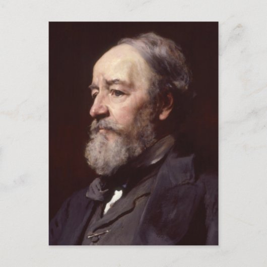 Francis Frank Holl Portrait Postkarte (Vorderseite)