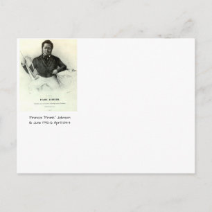Francis "Frank" Johnson Postkarte