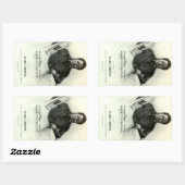 Francis "Frank" Johnson Rechteckiger Aufkleber (Blatt)