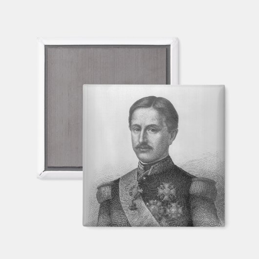 Francis II von den zwei Sizilien Magnet (Vorderseite/Rückseite)