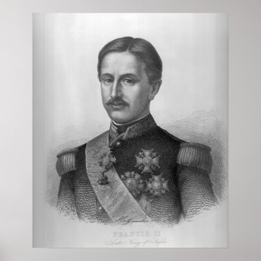 Francis II von den zwei Sizilien Poster (Vorne)
